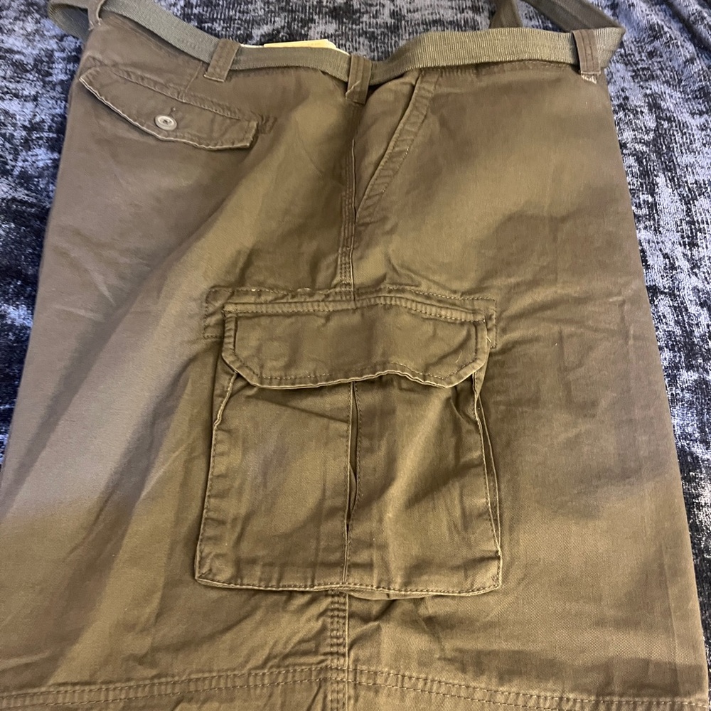 BNWT True Nation Men's Cargo Shorts - Charcoal Big and Tall